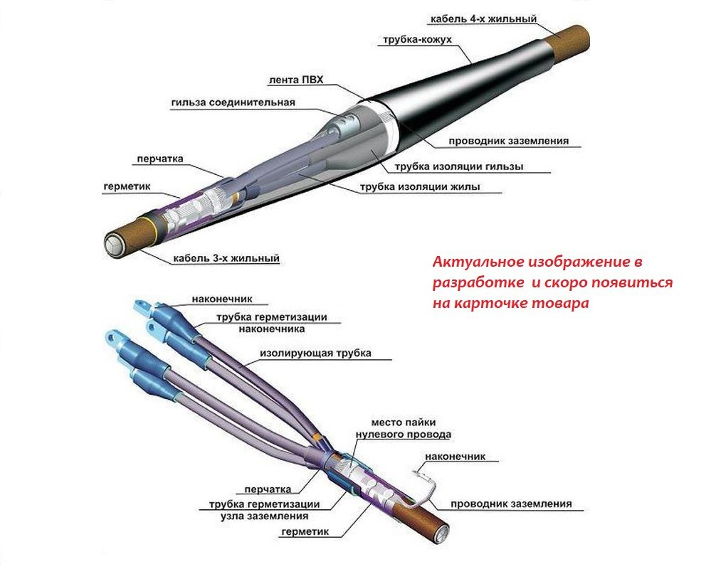 Муфта кабельная 5ПКТп-1-16/25